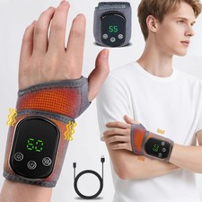 Cordless Hand Wrist Massager Pain Relief with 5 Heat Levels  3 Vibration Modes