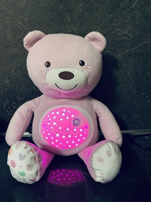 Chicco First Dreams Baby Bär Kuscheltier Projektor Nachtlicht + Musik Teddy