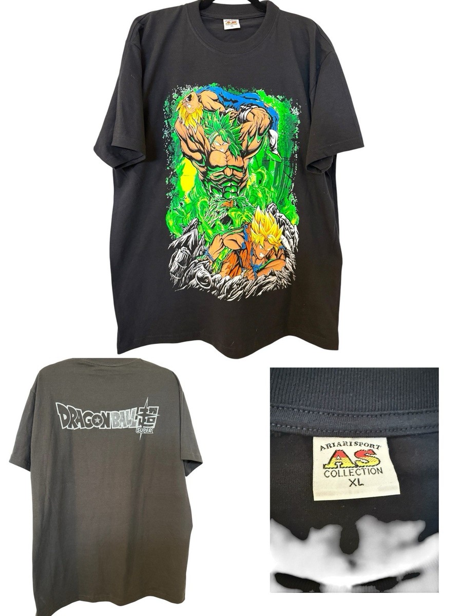 Vintage Y2K Dragon Ball Z Super Mexican Bot Shirt Size XL Brolly Vegeta Goku