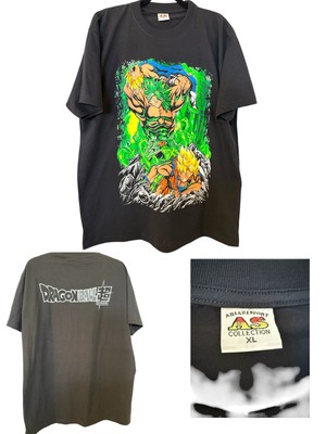 Vintage Y2K Dragon Ball Z Super Boot Shirt Size XL Brolly Vegeta Goku