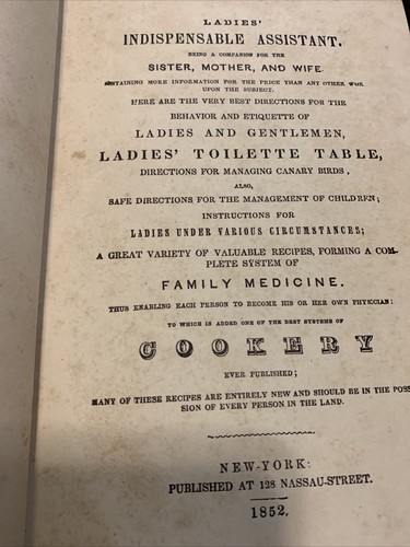 Ladies Indispensable Assist. (1852) - Picture 5 of 15
