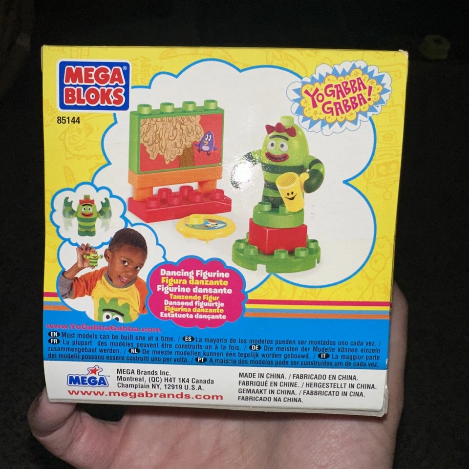 Mega Bloks Yo Gabba Gabba Brobee #85144 收藏套装 全新带盒 罕见! 密封 2009 — 第 2/2 张图片