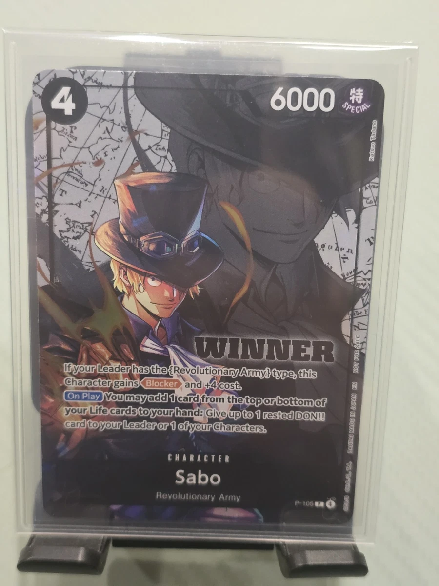 Sabo P-105 One Piece Promotion Cards | Updated Sep 2026