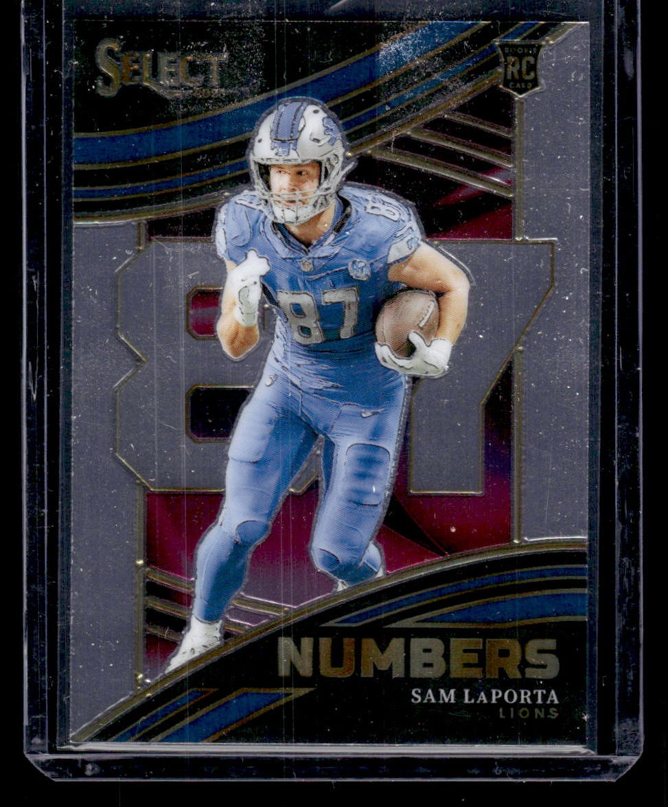 Sam LaPorta 2023 Panini Select Numbers #NMB-SLA