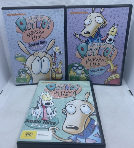 Nickelodeon Kids Bundle DVD Rocko's Modern Life, Arnold, Beavers, Jimmy Neutron - Picture 3 of 5