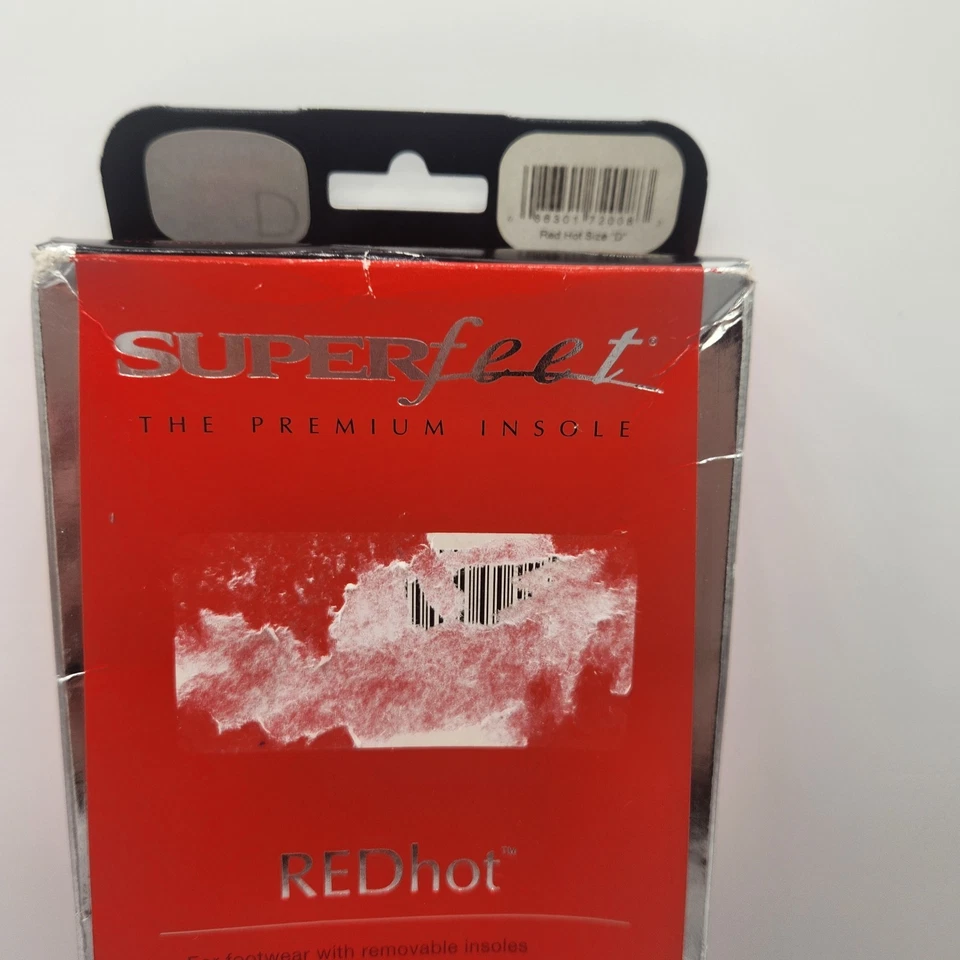 NUEVAS plantillas premium Superfeet rojas calientes para hombre talla D 7,5-9 clima frío Foto 2 de 4