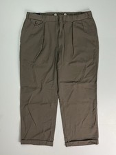 Vintage Polo Ralph Lauren Brown Chino Trousers Size 36 VTG 90s Buttons Men's EUC