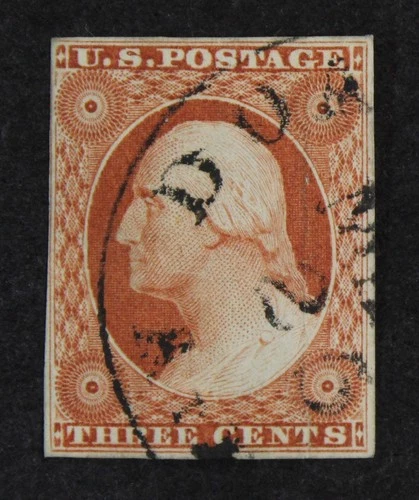 CKStamps: US Stamps Collection Scott#10A 3c Washington Used