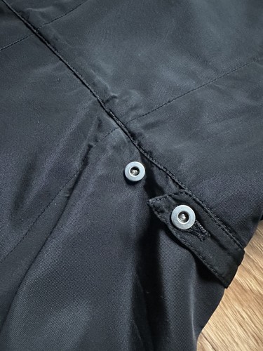 Gianfranco Ferre Vintage Ösen Achsel Struktur Jacke Schwarz Damen Gr. S - Bild 7 von 14