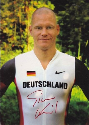 Simon KIRCH, Deutschland, Silber Jun.-EM 2001 Leichtathletik, Original-Autogramm