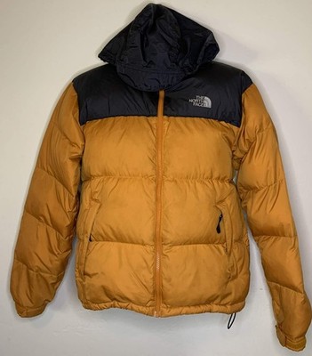 The North Face Men's 1996 Retro Nuptse 700 Down Puffer Jacket Yellow, Size Small