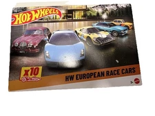 Hotwheels HW  European Race Team Cars  1:64 Scale Lambo ,McLaren, Porsche, BMW