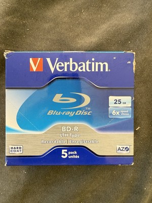 Verbatim BD-R SL 25GB 6 x 5 Pack Jewel Case BD-R 25GB 5pc(s) Blu-ray BRAND NEW
