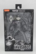 NECA TMNT Universal Monsters Donatello Invisible Man Figure NIB READ