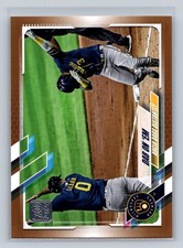 2021 Topps Gold Parallel #7 Dab on 'Em CL 433/2021 Brewers Arcia