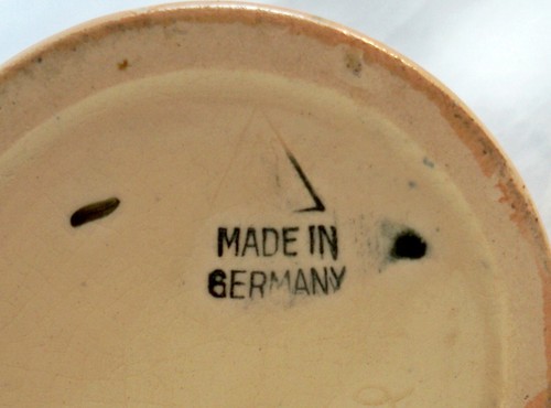 Piedra de cerveza alemana vintage con tapas de peltre Gerz #08 Ein fulles vaso des Gastes Spas - Imagen 4 de 4