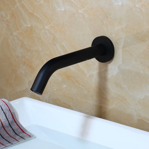 black hot & cold automatic sensor hand touch free sink tap basin faucet - Picture 8 of 9