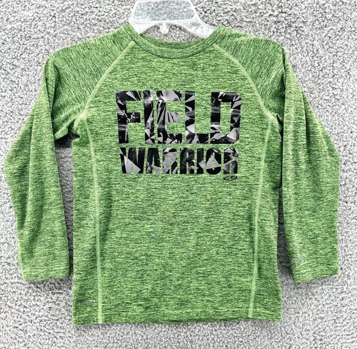 Field Warrior Champion Duo Dry Youth Green Stretch Long Sleeve Size M 8-10 - 第 1/8 張圖片