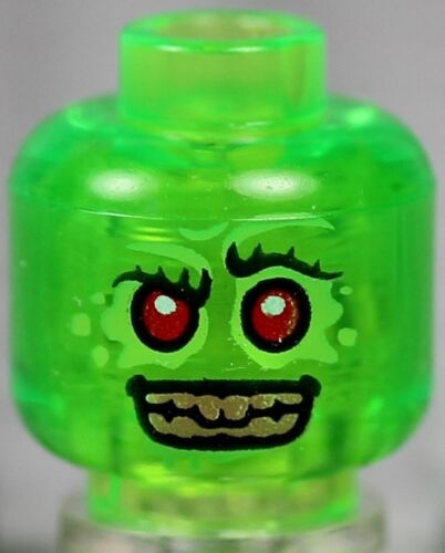 LEGO - Minifigure Heads - PICK YOUR STYLE - Monster Zombie Halloween Scary Alien - Picture 20 of 85