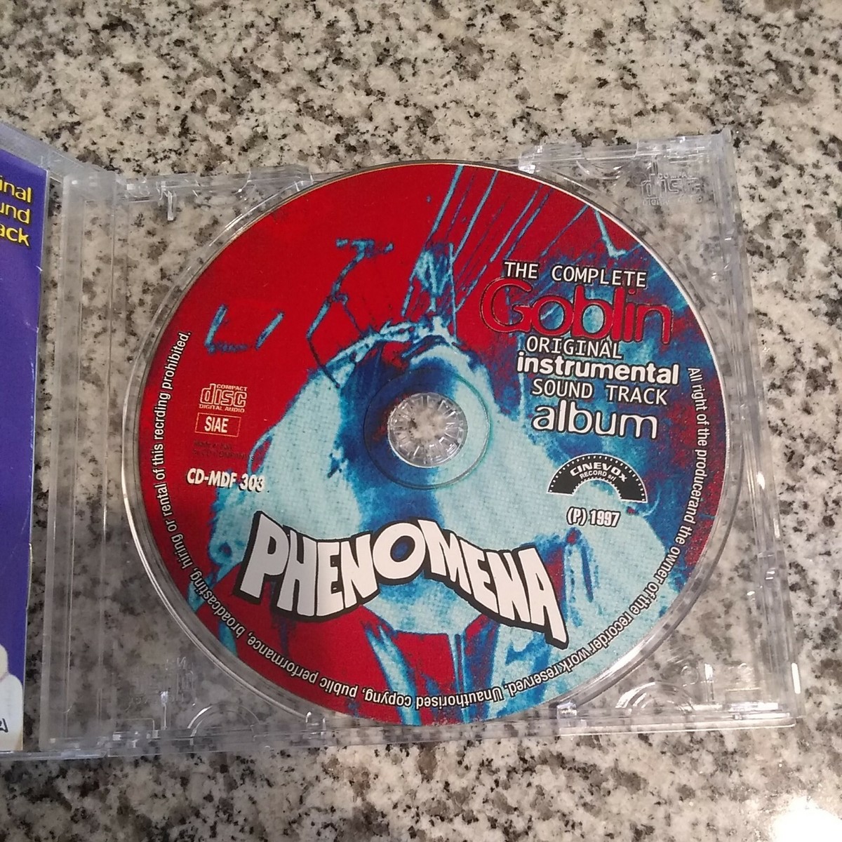 PHENOMENA The complete GOBLIN original soundtrack/Out of