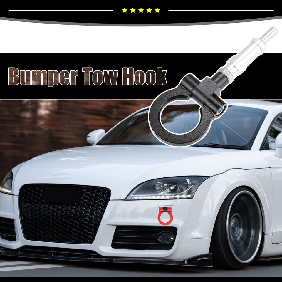 Tornillo de gancho de remolque ojo de anillo de parachoques de aleación de aluminio apto para Honda para Acura TL Foto 2 de 4