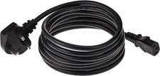 Kettle Lead UK Mains Power Plug to IEC C13 Cable Cord for TV PC Monitor