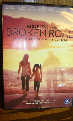 DVD 'God Bless The Broken Road' DVD~2018~Running Time 111 Minutes~Rated PG   H11