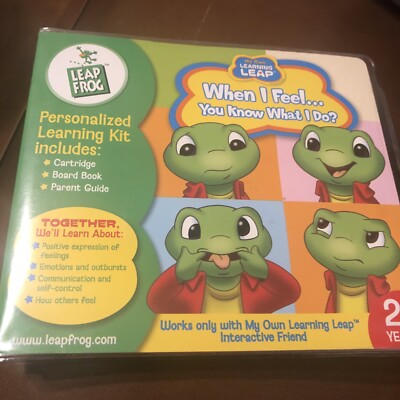 LeapFrog 2+ Years When I Feel... You Know What I Do? Emotions Book and Cartridge
