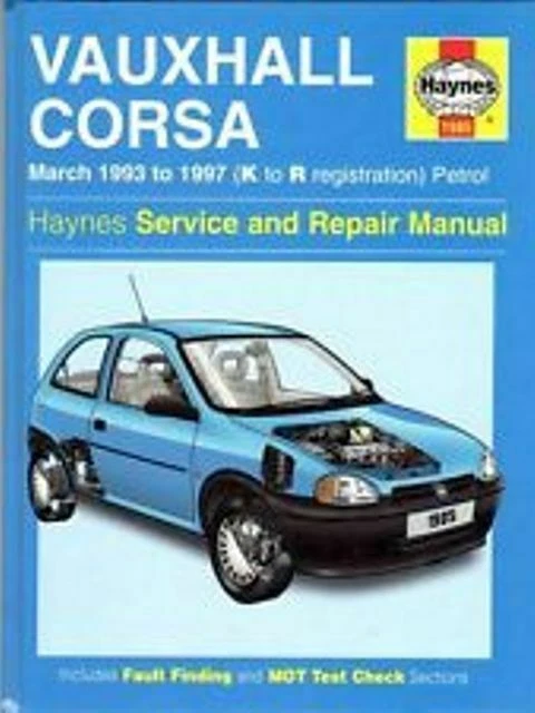 Vauxhall Corsa Haynes Car Service & Repair Manuals
