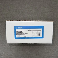 System Sensor SBBSPWL Speaker Surface Mount Back Box Speaker (white)