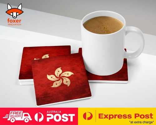 COASTER COFFEE DRINKING MAT|HONG KONG COUNTRY FLAG - 第 1/21 張圖片