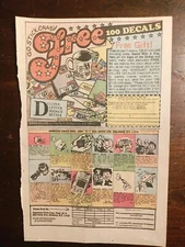 1974 Life With Archie Comic Book Free 100 Decals, American Circle Offer Page