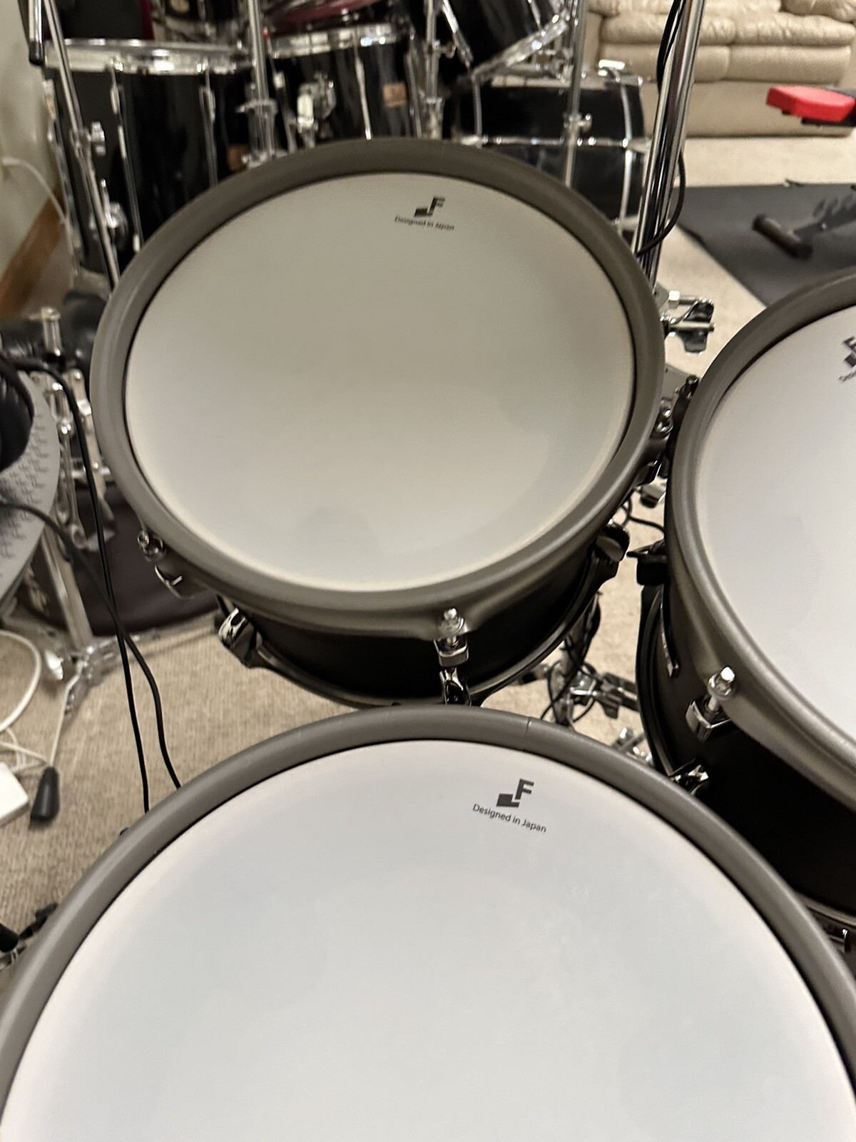 EFNOTE Rack Tom 10" Full Shell EFDT1070BO Electronic Drums Lightly