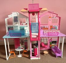 barbie Bundle Including Townhouse, Ambulance, Car, Ranch Set And More