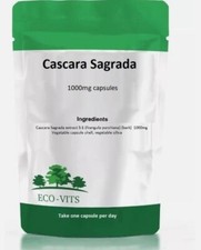 Cascara Sagrada 1000mg Capsules ? Supports Digestion & Natural Detoxification