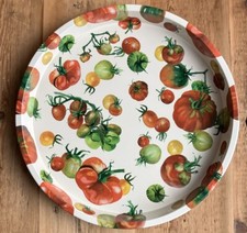 Emma Bridgewater Round Deep Tray.. Dig The Garden Tomato’s…Classic…Brand New!