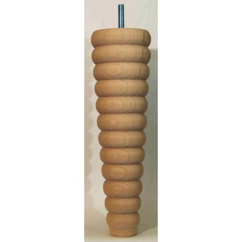 4 GAMBE MODERNE PER MOBILI A BOBINA lunghe 250 mm (10") E813, DIVANO, SEDIA, POGGIAPIEDI foto 2