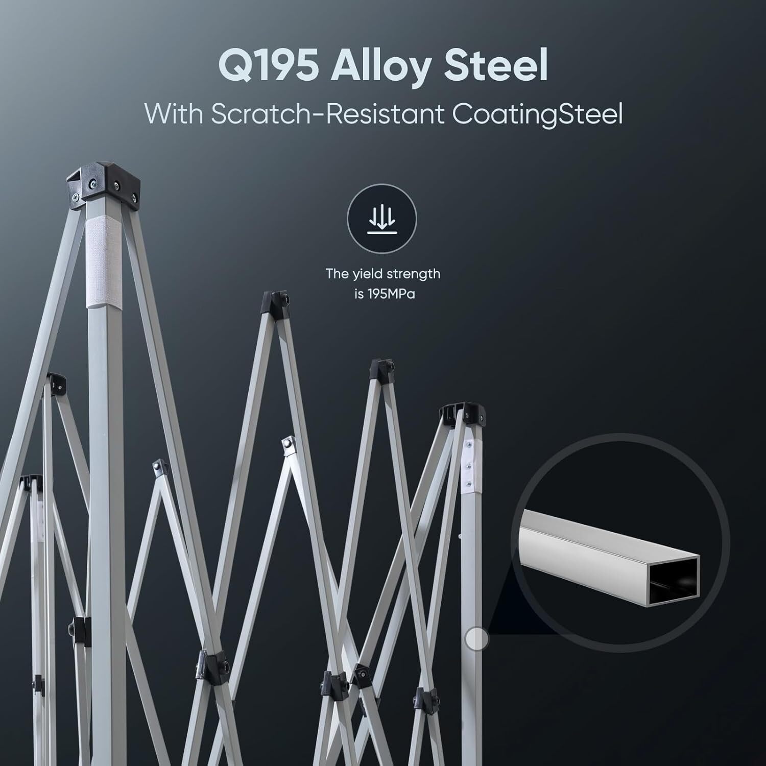 Quictent 10x10 Pop Up Canopy Tent, Instant Setup Gazebo Portable & UV Protection