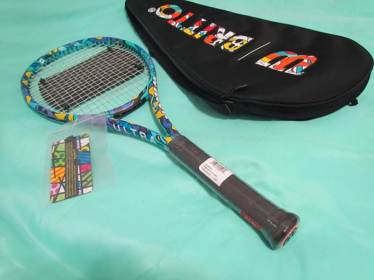 NEW Wilson Romero Britto 2.0 Camo Ultra 100 V3 Grip 4 1/4 (2) Tennis Racquet