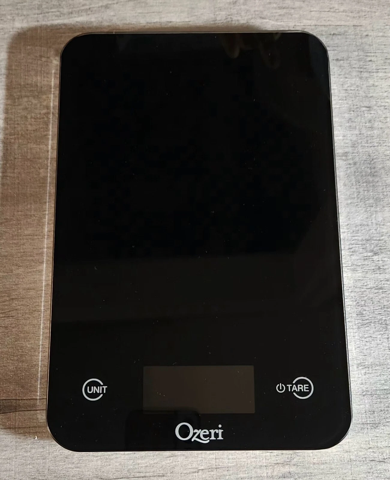 Ozeri Touch Digital Kitchen Scale 12 lbs Tempered Glass in Black ZK013