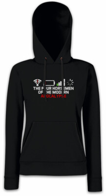The Four Horsemen Of The Modern Apocalypse Damen Hoodie Kapuzenpullover Fun Nerd