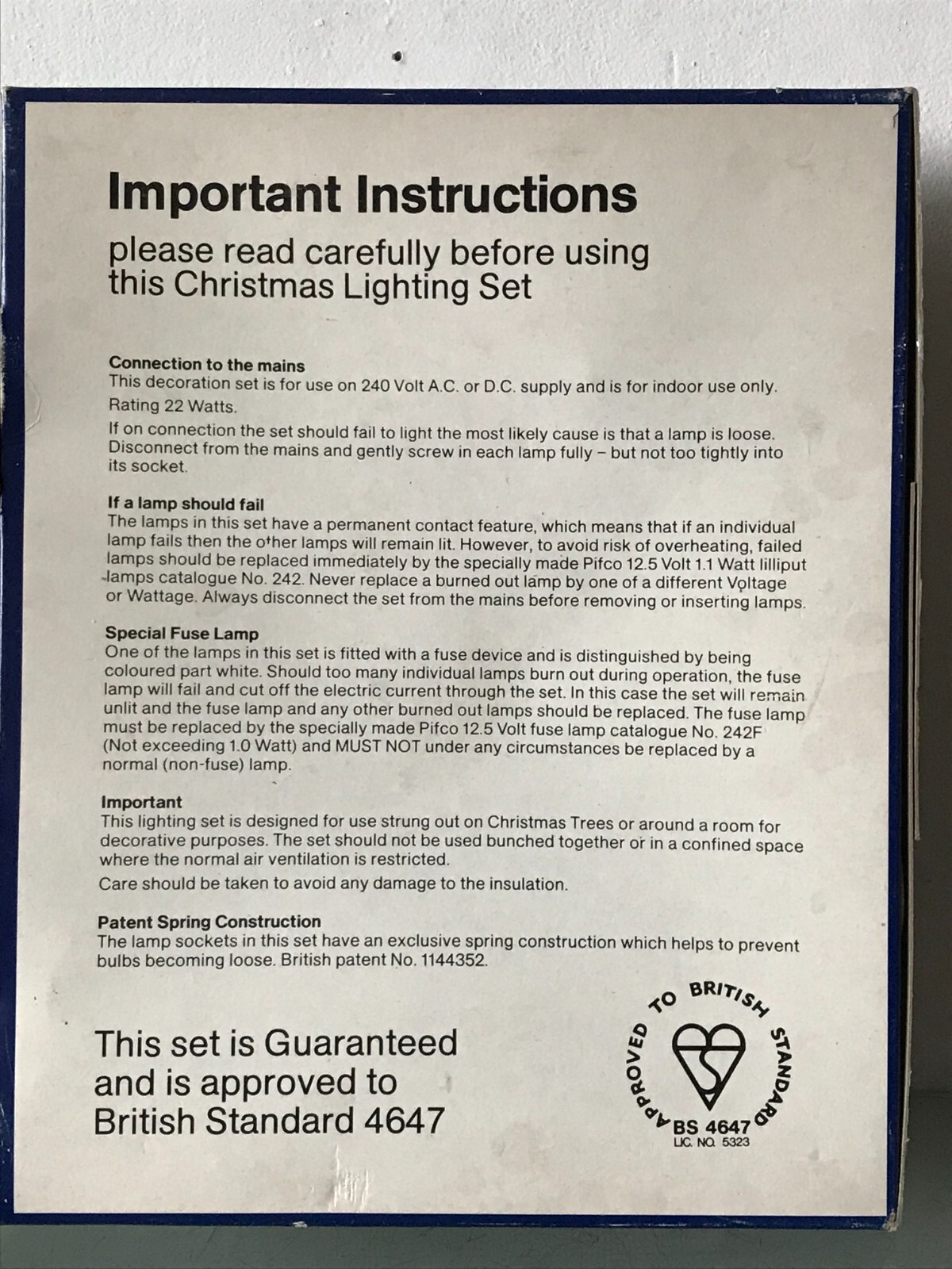 Vintage Pifco Crystal Christmas Tree Lights eBay