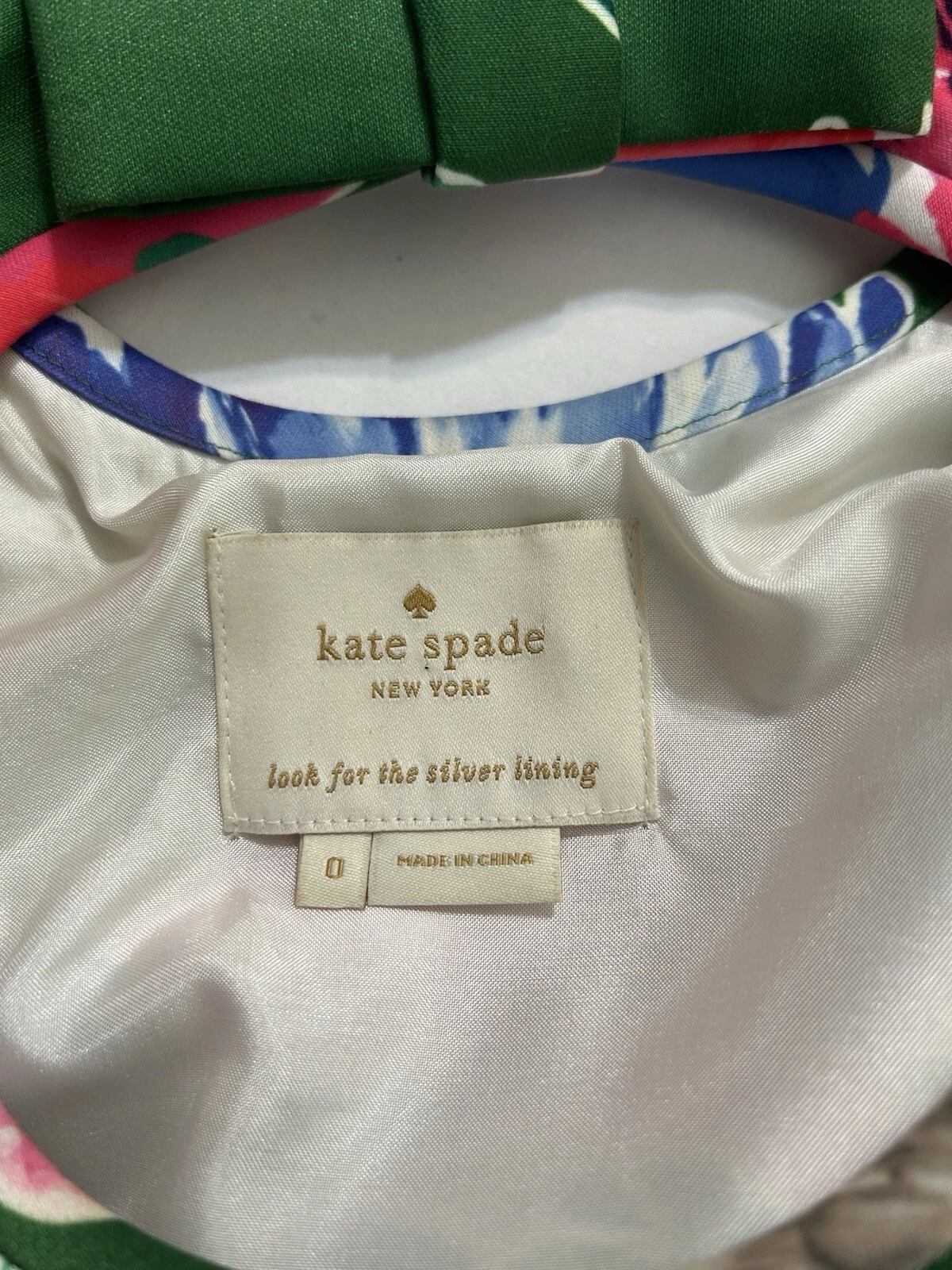 Mini Abito Kate Spade Stella Floreale Taglia 0 Vestibilità E Svasato