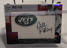 2007 Leaf Rookies & Stars Longevity Rookies Autos #246 Darrelle Revis /5