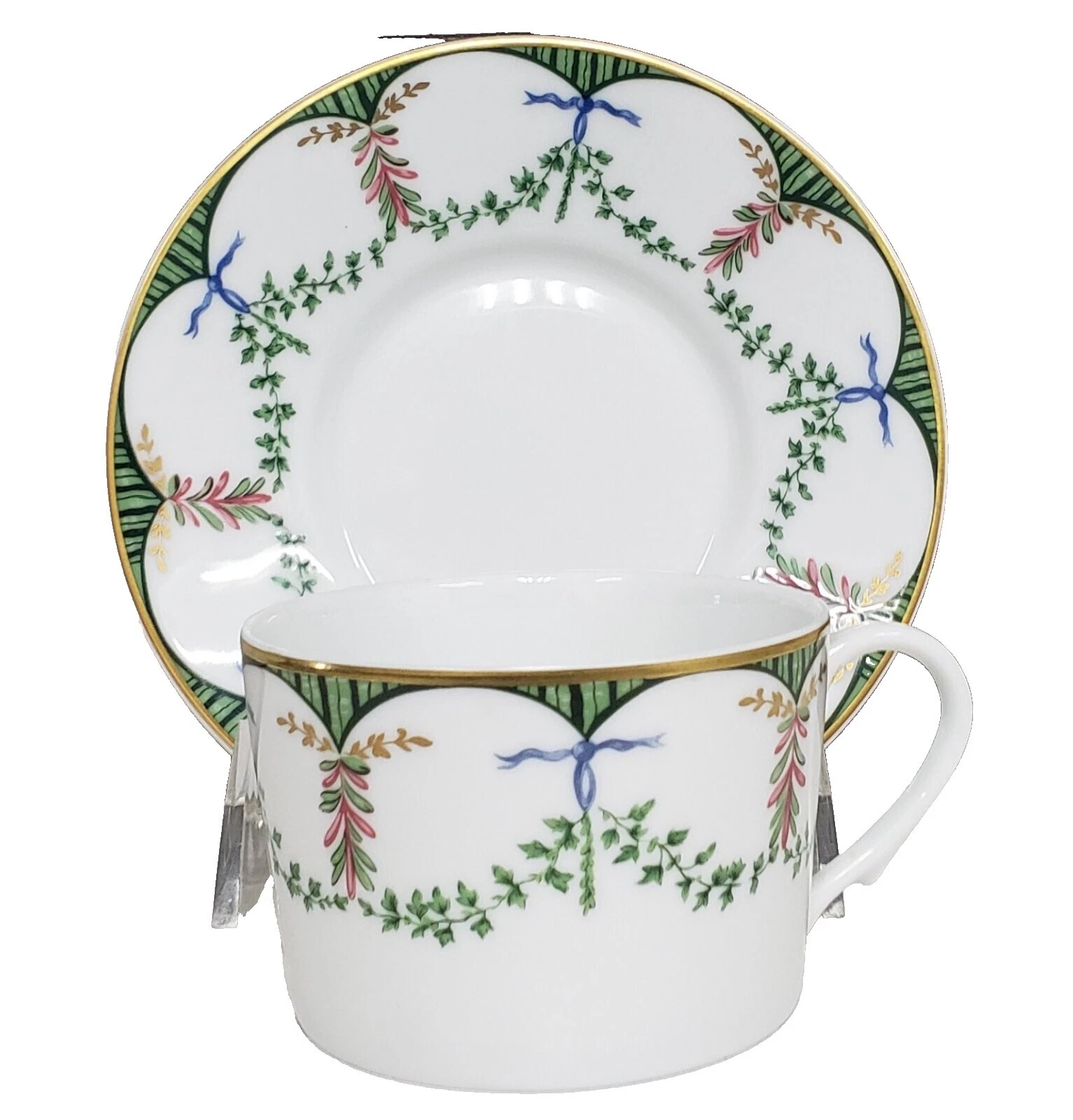 Tazas de té de porcelana país francés y platillo Conjuntos