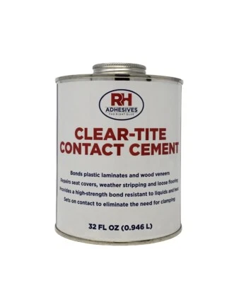 RH PRODUCTS RH Adhesives Clear-Tite Contact Cement, 32 Oz..FREE SHIPPING!!!! BEST SELLER!!!!