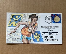 US Collins FDC Handpainted #3191i Special Olympics 2000