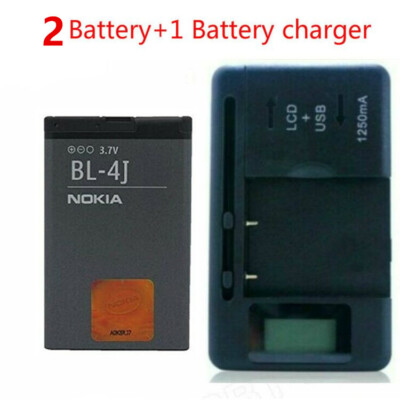 BL-4J Battery + charger for Nokia C6 C6-00 Lumia 620