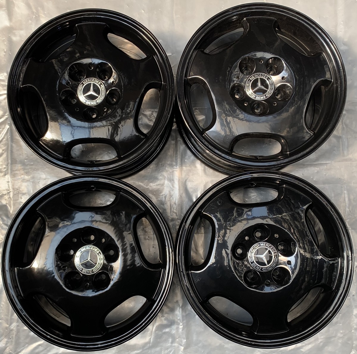 4 Orig Mercedes-Benz Alloy Wheels 7.5Jx16 ET41 A2104010402 E-Class
