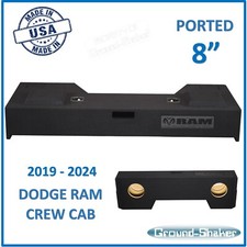 2021 Dodge Ram 1500 Crew Cab Ported Sub Box 8" Dual Subwoofer Enclosure